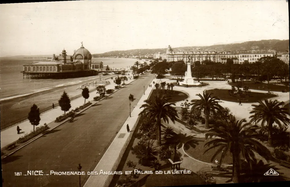Nice - Promenade des Anglais und Palais de la Jetée — Verlag C.A.P. Nr. 181 - Vorderseite