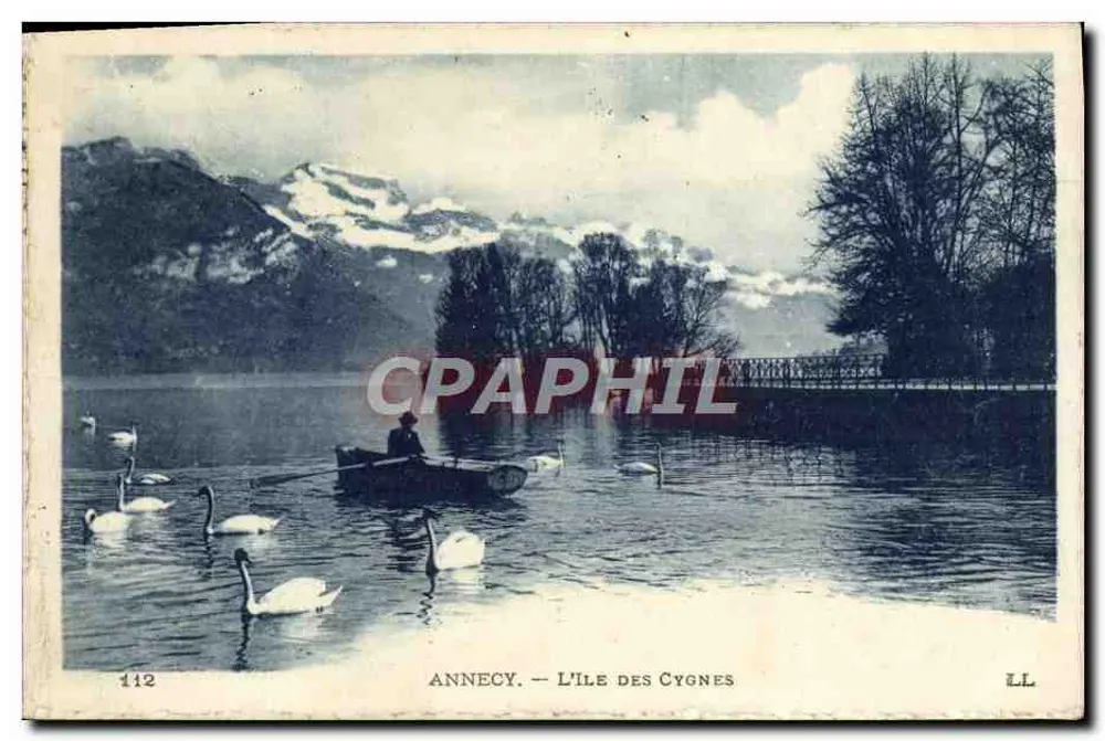 Annecy — L'Île des Cygnes — LL - Recto