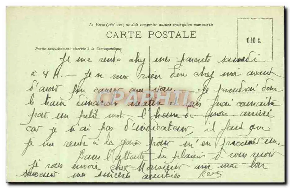 Troyes - A Fontaine Argence — Ch. Granddidier, fot.-edit., Troyes - Verso