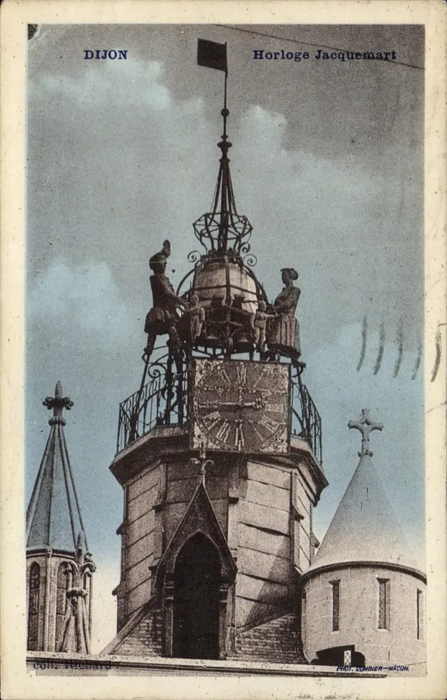 Dijon — Relógio Jacquemart — Fot. Combier-Mason - Frente