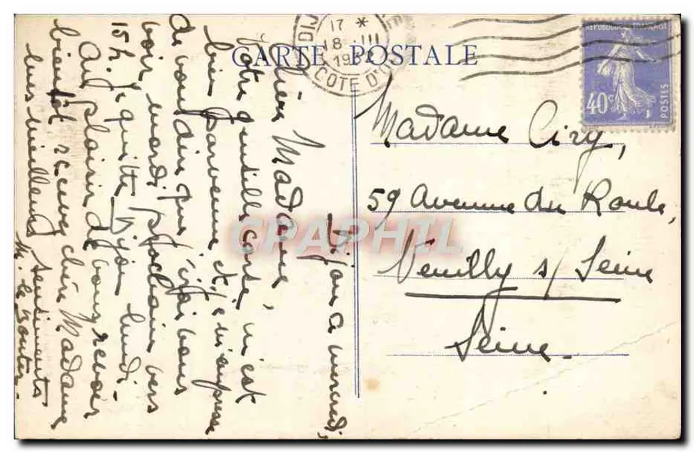 Dijon — Relógio Jacquemart — Fot. Combier-Mason - Verso