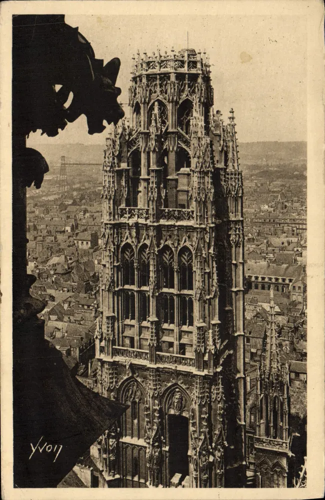 La Tour du Beurre — vue depuis le clocher — éditeur YVON - Voorkant