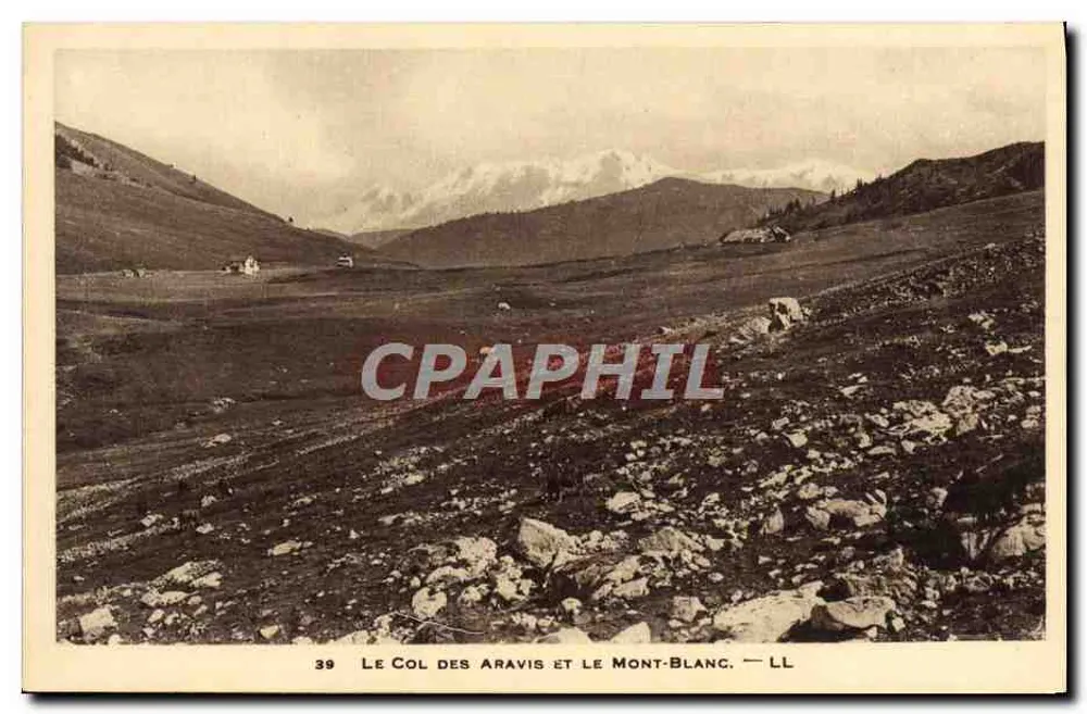 Il Col des Aravis e il Mont-Blanc — LL — n°39 - Recto