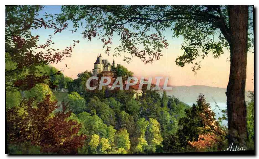 Castelo de Chamonix — vista do col de Aravis — editor Adia, Nice - Frente