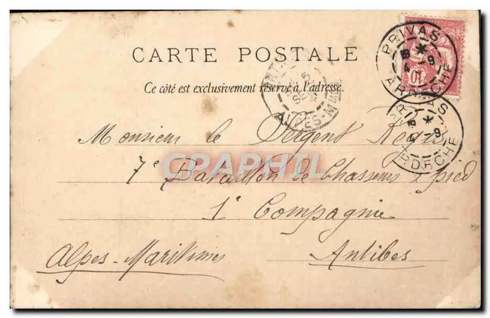 Die Gier — Die Fünf Sinne — Éditeur Privas, n° 2037 - Rückseite