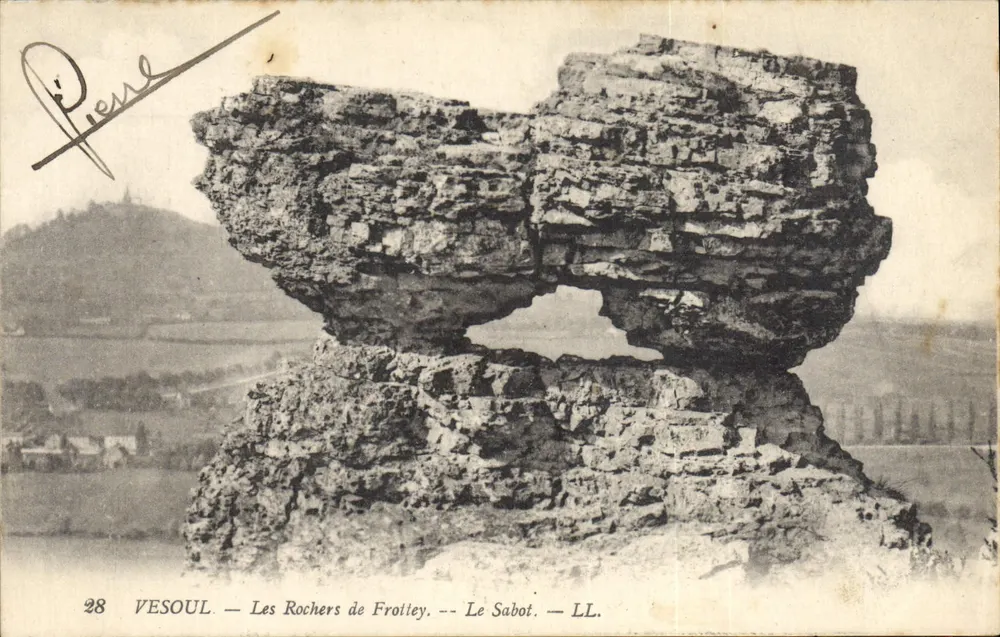 Vesoul — Die Rochers de Frotley — Le Sabot — LL. — n°28 - Vorderseite