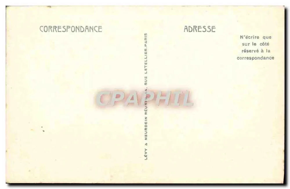 Marselha — O Forte Saint-Jean — LL n°247 - Verso