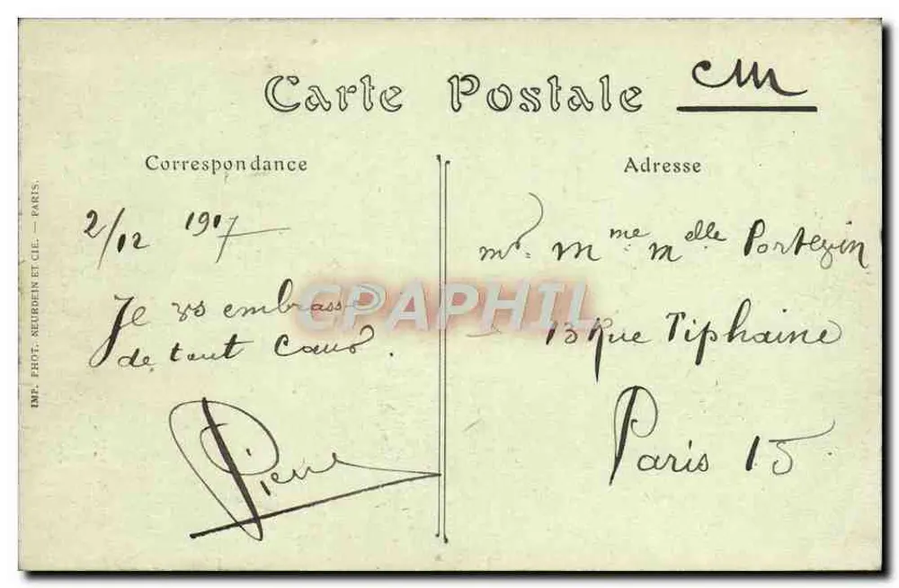 Chalons-sur-Marne — O Pont Mauvilain — ND. Fotografia. - Verso
