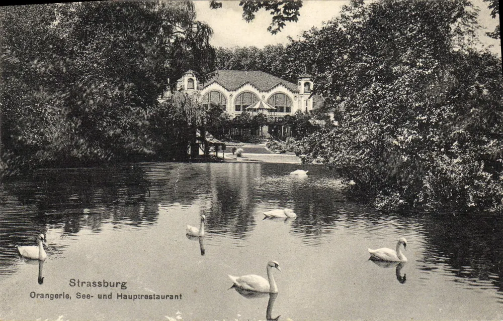 Straßburg — Orangerie, See- und Hauptrestaurant — Verlag nicht sichtbar - Vorderseite