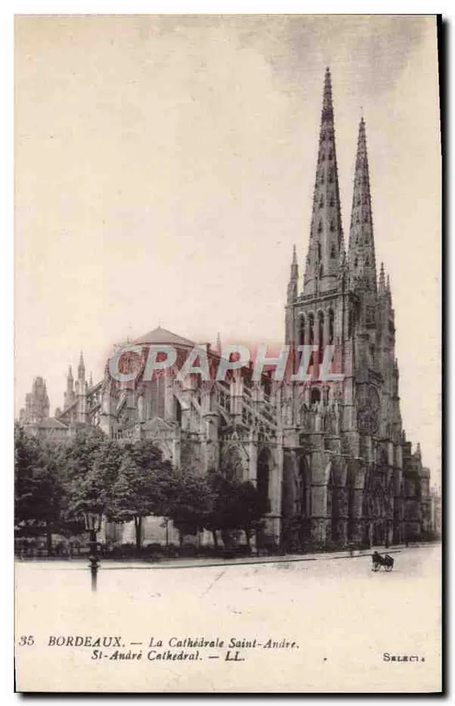 Bordeaux — A Catedral São André — LL. Sélect 14 - Frente