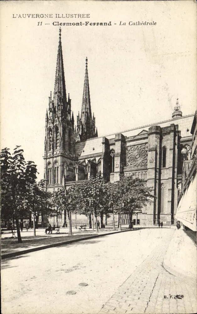 Clermont-Ferrand — A Catedral — Ilustrada da Auvergne, n°11 - Frente
