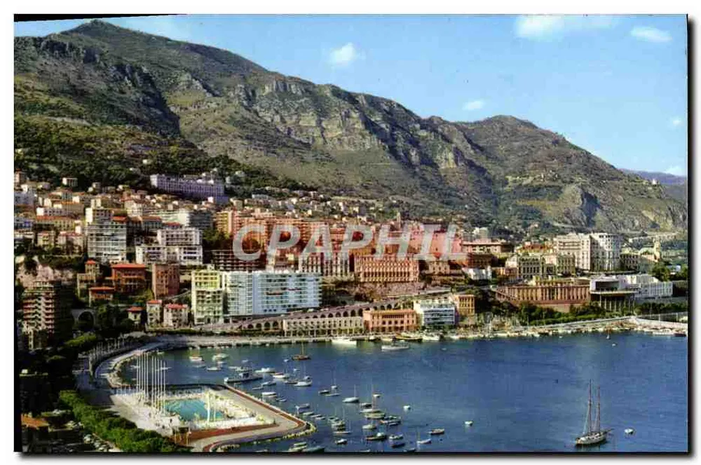 Monte-Carlo — O Porto - A Piscina — Edições GILLIFITA, Nice - Frente
