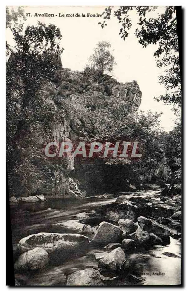 Avallon - O crot da Foudre — editor Peroron, Avallon, n°37 - Frente