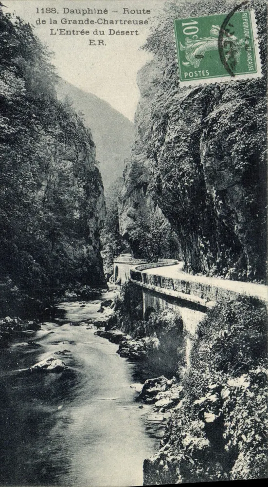 Dauphiné – Route de la Grande-Chartreuse – L'Entrée du Désert – E.R. n°1188 - Vorderseite