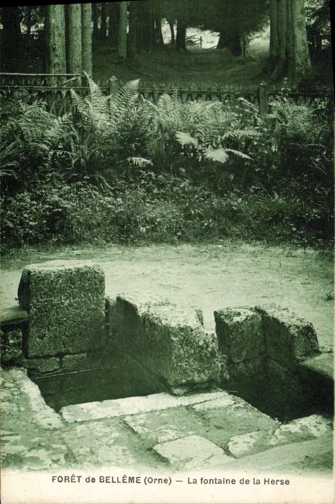 Wald von Bellême (Orne) — Die Quelle der Herse - Vorderseite
