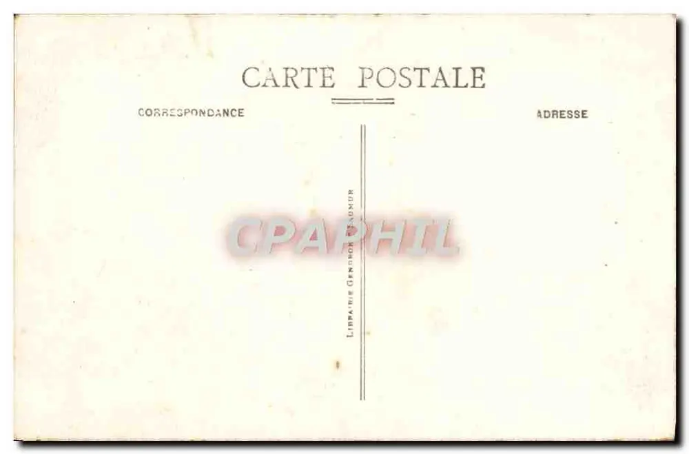 Saumur - O Castelo Forte — editor Livraria Gendron, n° 265 - Verso