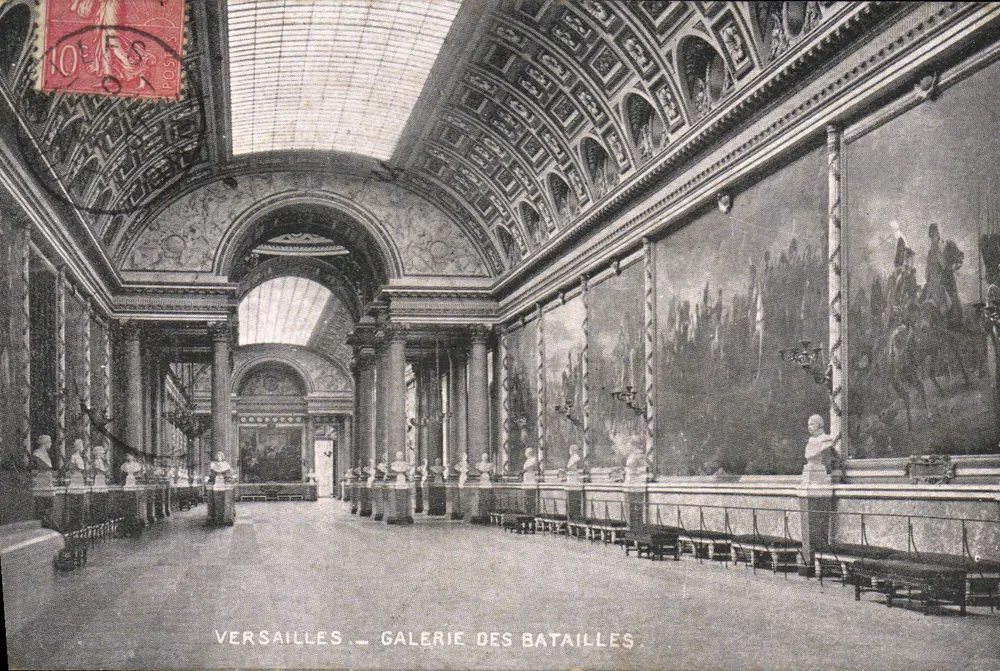 Versailles — Galeria das Batalhas — Editor e número de série ilegíveis - Frente