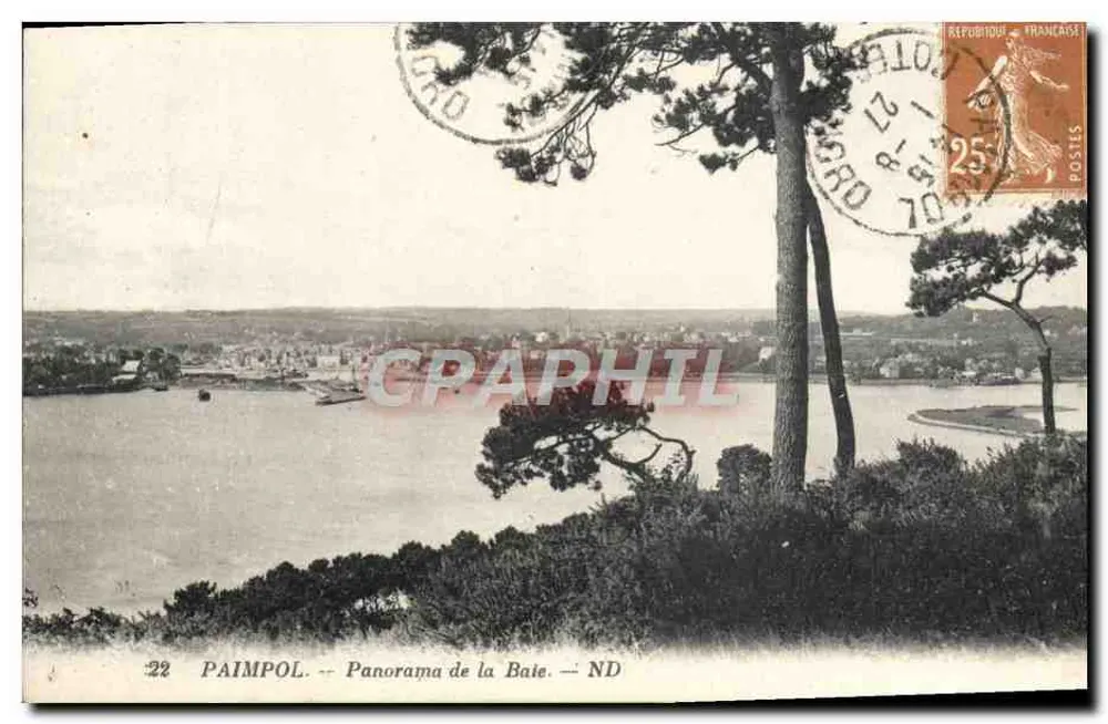 Paimpol — Panorama da Baia — ND - Frente