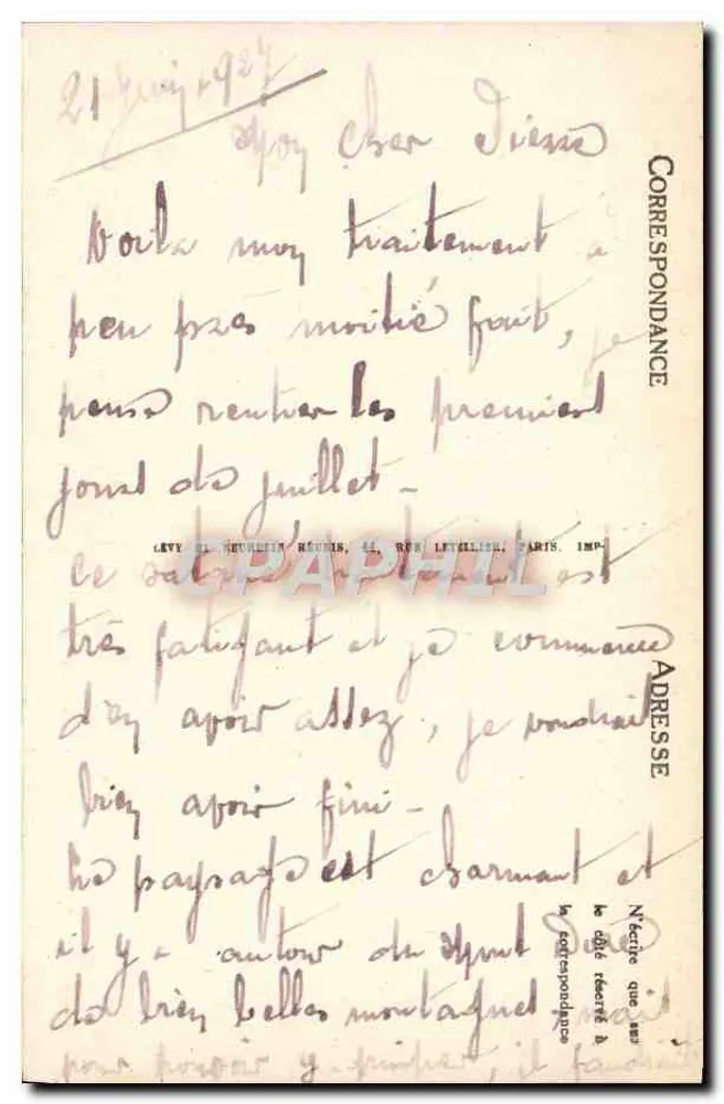 Le Mon-Dore — Panorama — LL - Verso