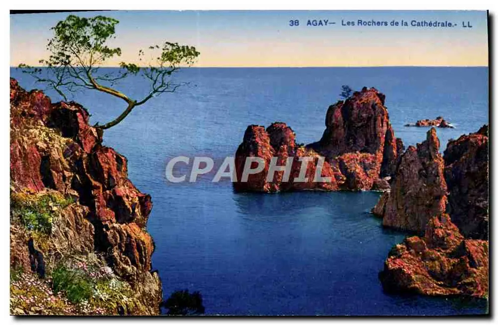 Agay — Os Rochos da Catedral — LL - Frente