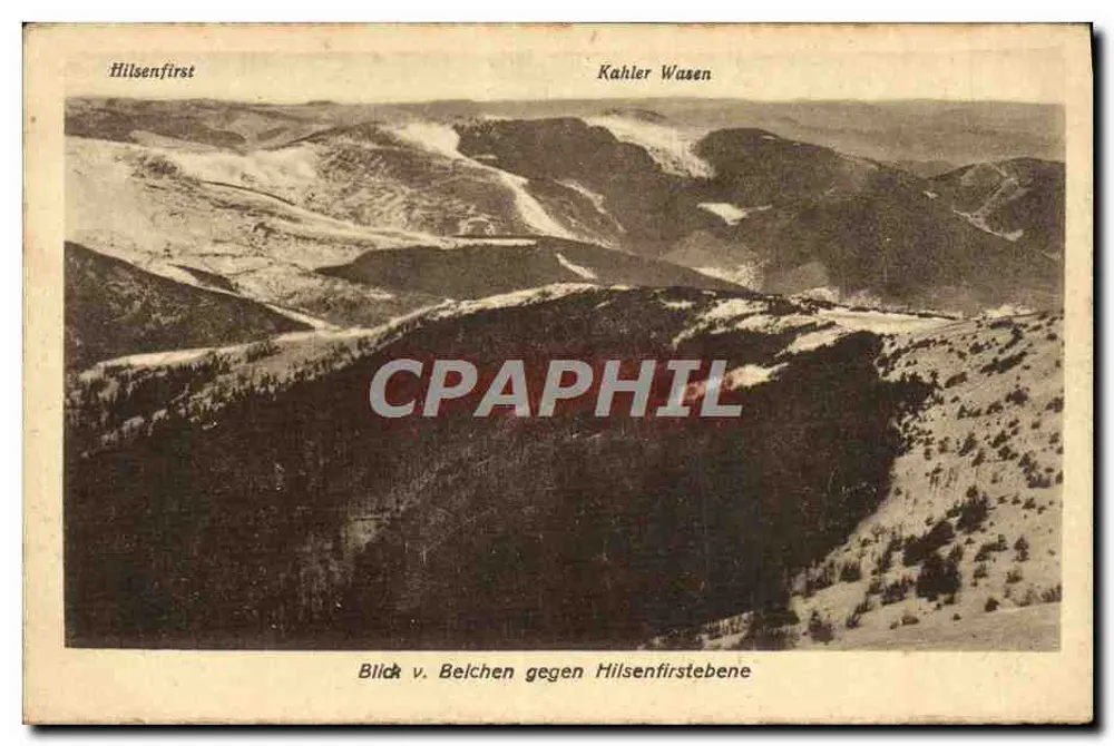 Ausblick auf die Berge Hilsenfirst und Kahler Wasen — Felix Lüth, Straßburg - Vorderseite