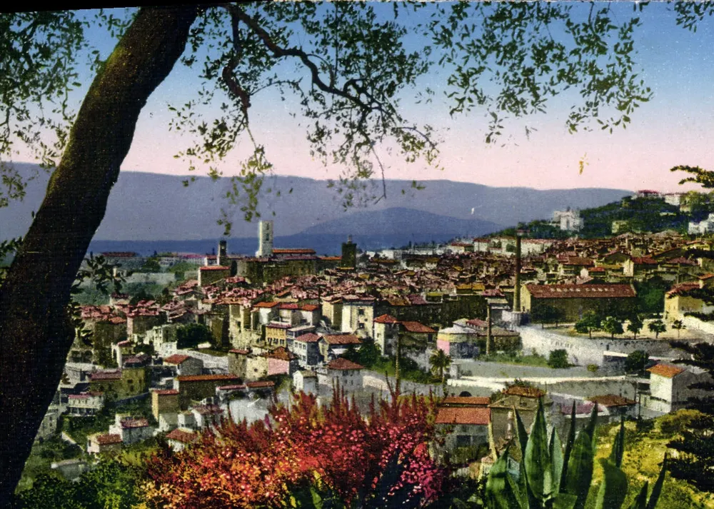 Grasse — Vista Geral (Lado Leste) — Edição D'Art. Portan & Riche - Frente
