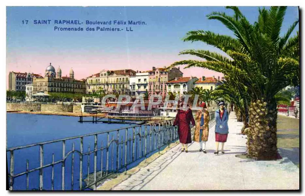 Saint-Raphaël - Promenade des Palmiers - Boulevard Félix Martin - LL - Vorderseite