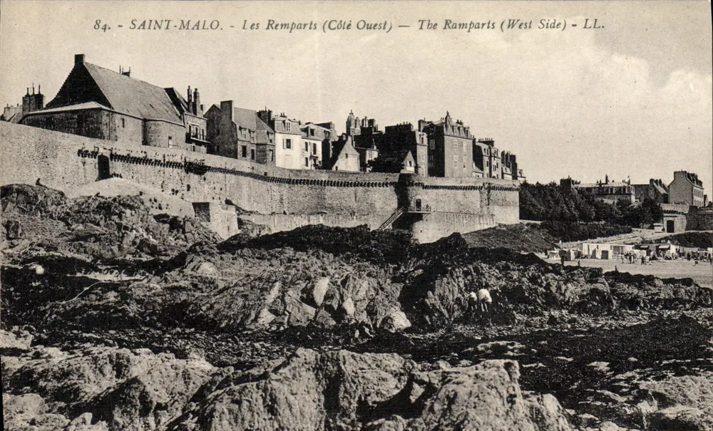 Saint-Malo - Os Muros (Lado Oeste) — LL. — 84 - Frente