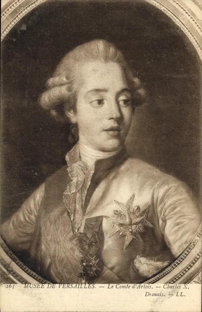 MUSEO DI VERSAILLES — Il Conte d'Artois — Charles X — Drouais — LL. — n° 163 - Recto