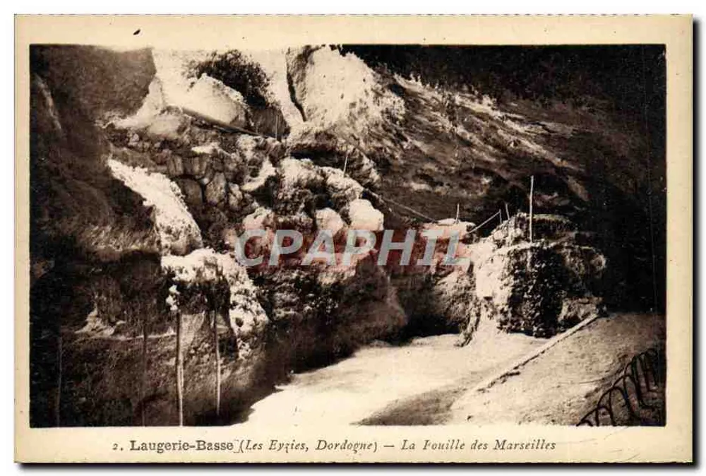 Ausgrabung von Marseille — Lauguerie-Basso (Les Eyzies, Dordogne) - Vorderseite