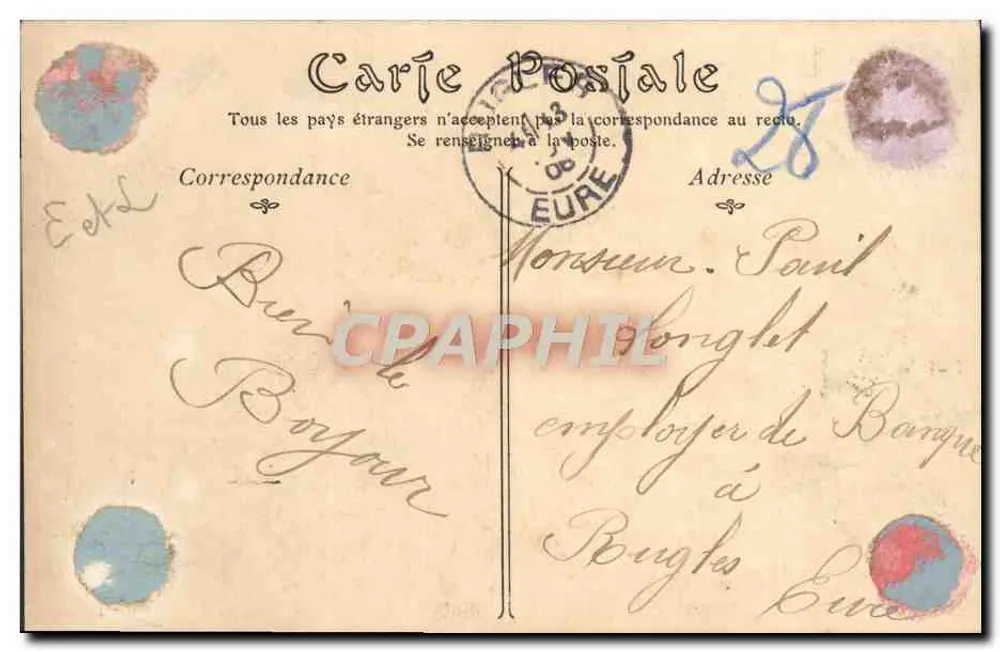 Dreux — Kapelle Saint-Louis, Grabmal von Louis-Philippe — ND Phot - Rückseite