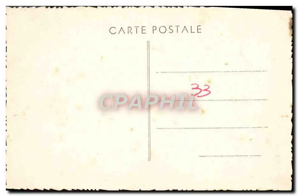 Arcachon — Die Pointe du Pyla und der Kreisverkehr der Straße — Sammlung Berthier - Rückseite