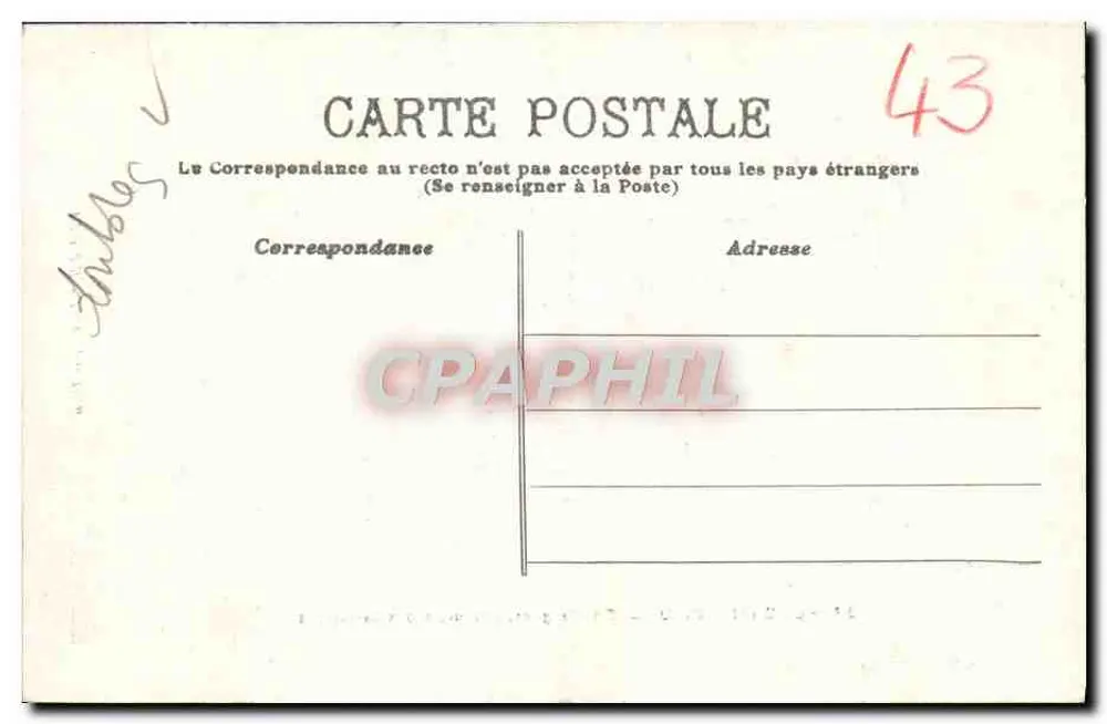 La Chaise-Dieu — Buffet de órgãos, conjunto das cariatides — Baill, editor La Chaise-Dieu - Verso