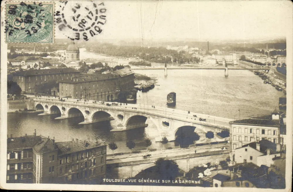 Toulouse - Vue générale sur la Garonne — éditeur Toulouse Générale sur la Garonne - Vorderseite