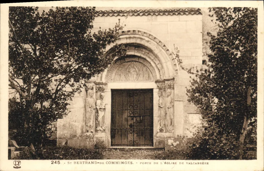 St Bertrand-de-Comminges — Tor der Kirche von Valcabrère — Éditions Pyrénées Océan - Vorderseite