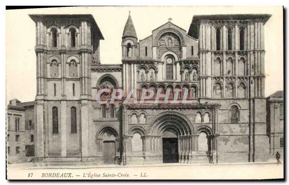 Bordeaux — A Igreja da Santa Cruz — LL. n°17 - Frente