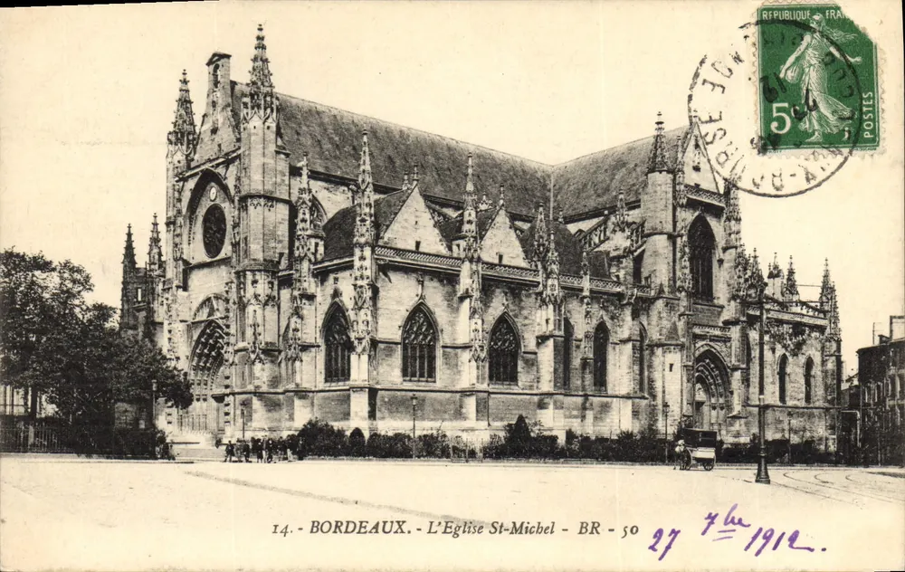 Bordeaux - A Igreja de São Miguel — editor BR - n° 14 - Frente