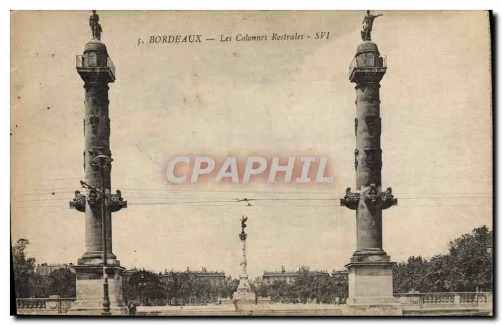 Bordeaux — As Colunas Rostrais — SVI - Frente