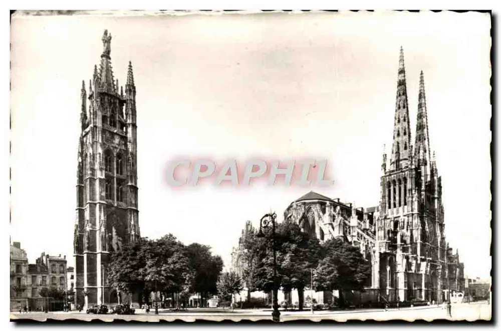 Bordeaux — Die Kathedrale und die Turm Pey-Berland — M. Berjaud, Fotograf - Vorderseite