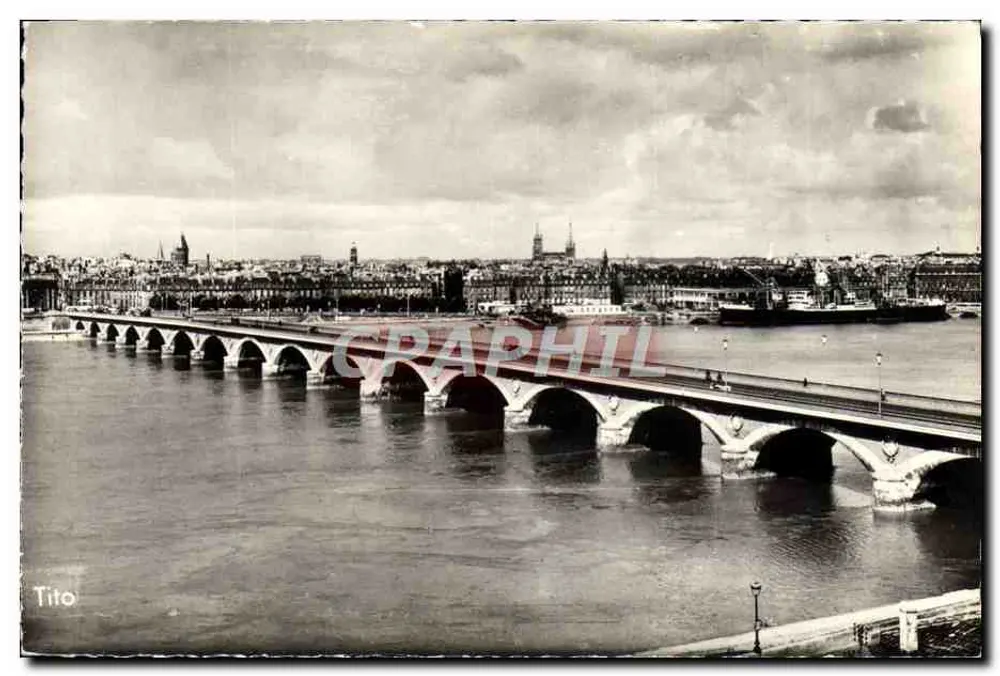 Bordeaux — O Ponte do Quai Richelieu — M. Berjaud, editor - Frente