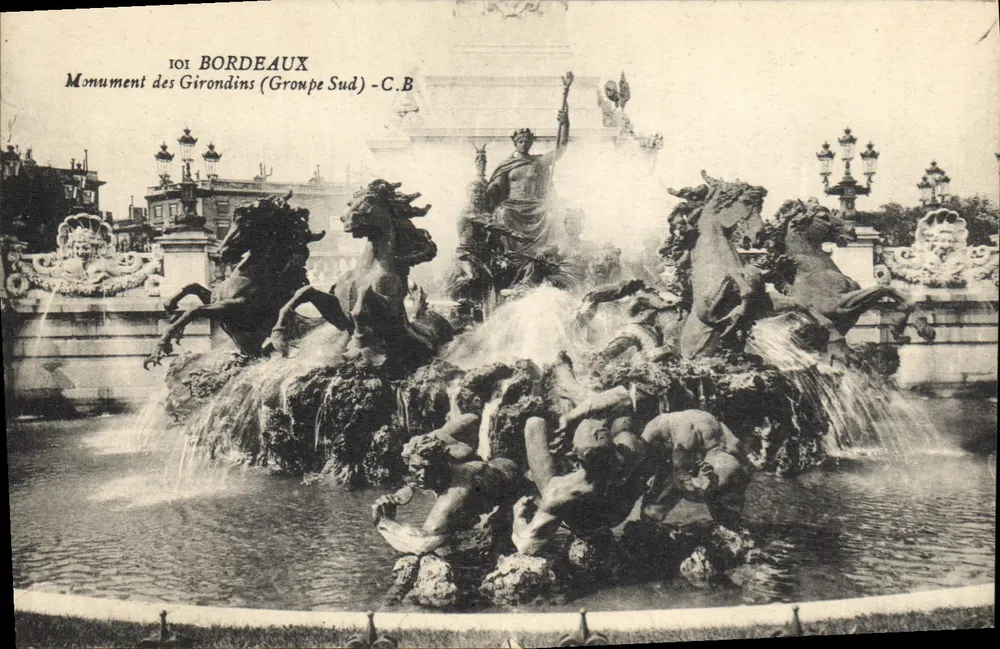 Monument der Girondinen (Südgruppe) — Bordeaux — C.B. - Vorderseite