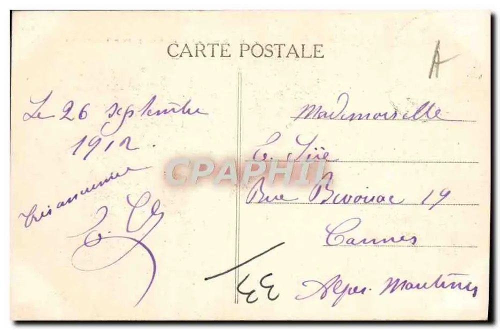 Bordeaux — Igreja de São Miguel — A.H. 5 - Verso