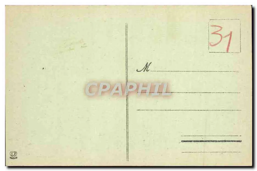 Tombreau von Hugues de Castellionne — St-Bertrand-de-Comminges — Phototypie Léoniche Frères, Toulouse - Rückseite