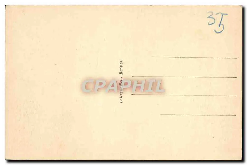 Dinard — Costa da Esmeralda — A Promenade do Claro de Lua — 1915 — Editor Loïc - Verso
