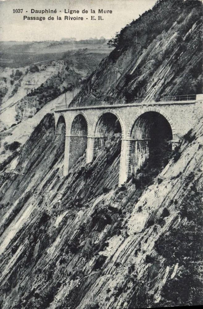 Dauphiné - Linie von La Mure - Passage der Rivoire - E.R. - n° 1037 - Vorderseite