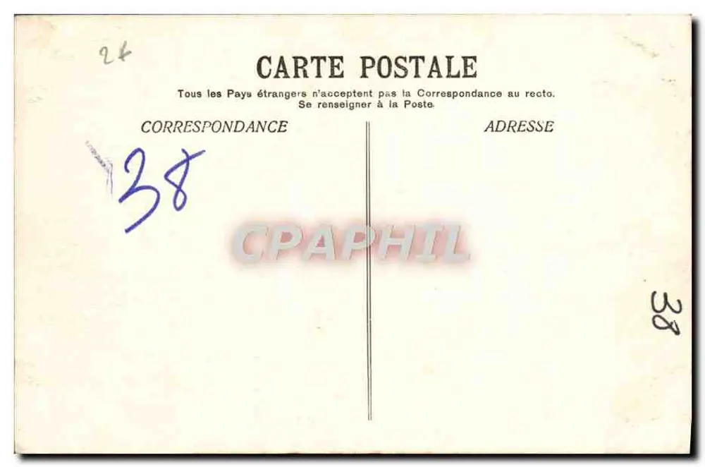 Dauphiné - Linie von La Mure - Passage der Rivoire - E.R. - n° 1037 - Rückseite
