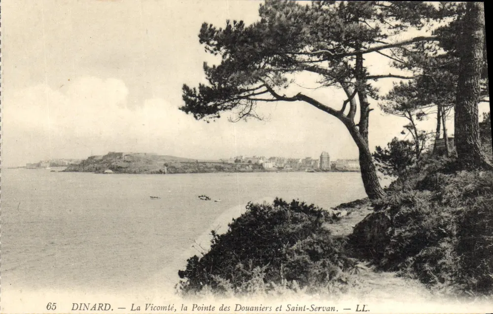 Dinard — La Vicomté, die Pointe des Douaniers und Saint-Servan — LL. - Vorderseite