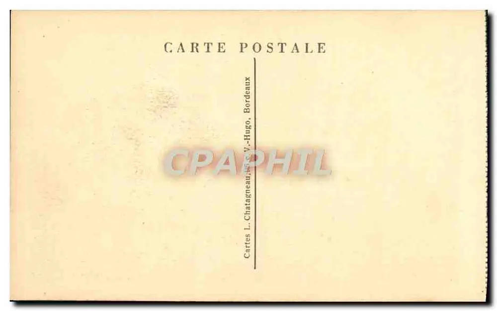 Bordeaux — Monumento dei Girondini — Editore Elbee, n°33 - Verso