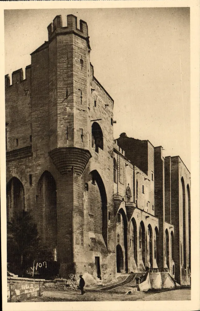 Avignon (Vaucluse) — Palácio dos Papas - Torre de Ângulo — Éditions d'Art Yvon, Paris - Frente