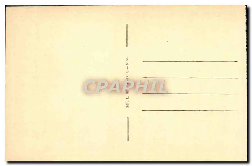 Péira-Cava (A.M.) — Vista geral — Estação de verão — Alt. 1.500 m. - Verso